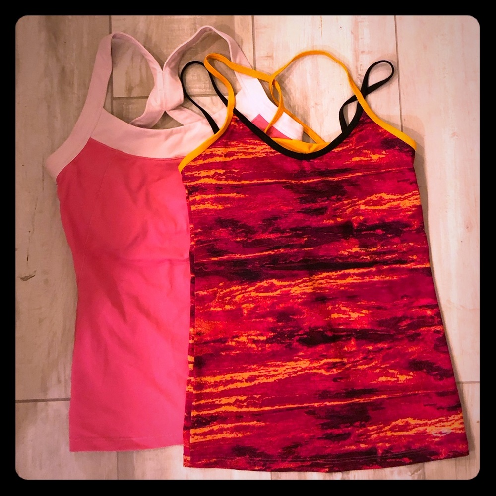 3/$20 2 pink inspired workout tanks
